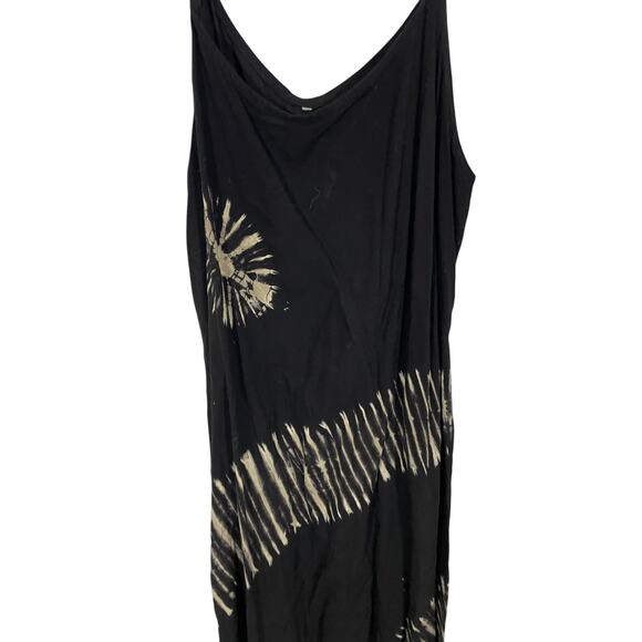 Tie Dye Gauzy Eclectic Unbranded Women's Maxi Dress Back Tie Cotton Coastal - Picture 2 of 3